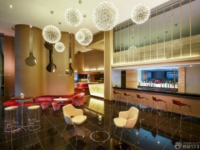 ktv酒吧设计 黑色地砖装修效果图片