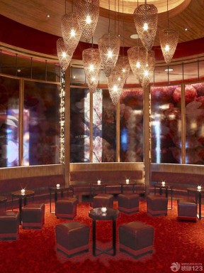 ktv酒吧设计 吊灯装修效果图片