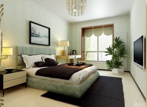 简洁现代小型家居室卧室装修图片