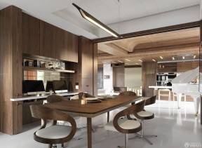 客廳餐廳開放廚房一體裝修效果 創(chuàng)意家居設(shè)計(jì)