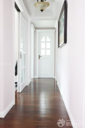走廊装修实木地板贴图装修效果图片