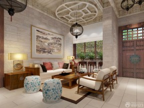 客廳地磚裝修效果圖大全2020圖片 中式家裝風(fēng)格