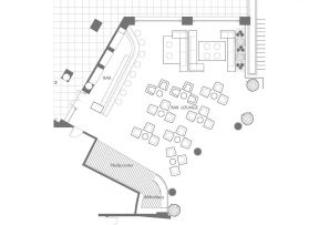 休閑酒吧設計平面圖