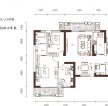 130平米家居三室兩廳一廚一衛(wèi)裝修平面圖