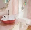 温馨小户型卫生间的洗手盆装饰效果图片