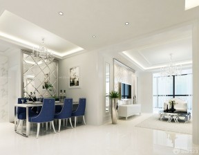 客廳電視柜圖片大全 簡歐別墅風(fēng)格裝修效果圖片