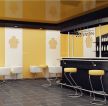 休闲酒吧黄色墙面装修效果图片