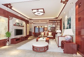 客廳裝修效果圖大全2020圖片中式 室內(nèi)裝飾圖片