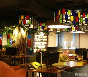 網(wǎng)吧裝修效果圖大全 吊頂裝飾效果圖