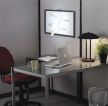 现代简约小型办公室摆设设计装修图
