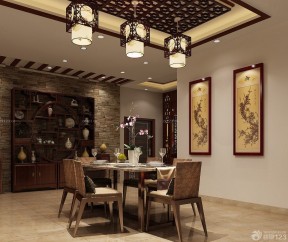 中式裝修樣式圖片 新中式餐廳裝修效果圖
