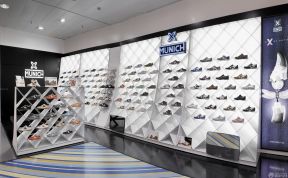 运动鞋店鞋柜设计装修效果图片