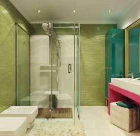 好看的房子卫生间瓷砖颜色装修效果图片-每日推荐