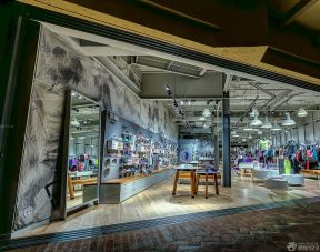 運動鞋店裝修 室內(nèi)背景墻效果圖