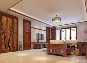 客廳電視背景墻設(shè)計(jì)圖 中式風(fēng)格裝修