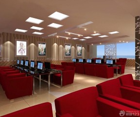 網(wǎng)吧室內(nèi)裝修圖 現(xiàn)代設(shè)計(jì)