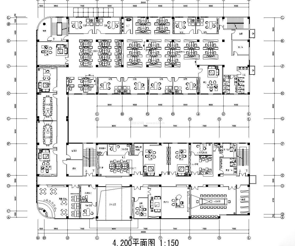 高檔寫(xiě)字樓平面設(shè)計(jì)圖片大全