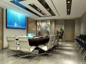 公司会议室设计装饰效果图大全
