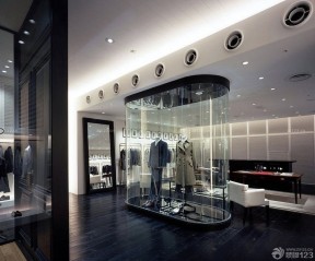 服裝店裝修效果圖圖 玻璃展示柜
