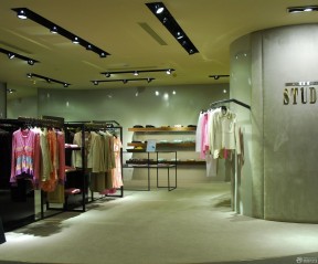服裝店裝修效果圖圖 筒燈