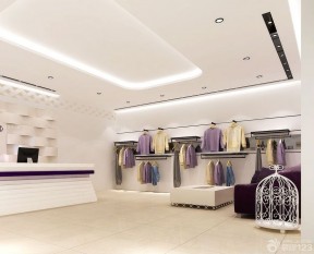 服裝店裝修效果圖圖 置物架