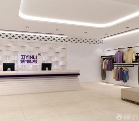 服裝店裝修效果圖圖 接待臺