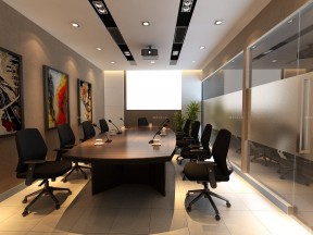 公司会议室设计 地板砖