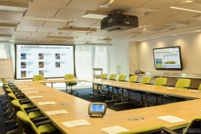 公司会议室设计 吊顶造型装修效果图片