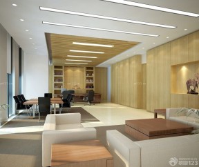 寫字樓室內(nèi)設計圖 木質(zhì)墻面裝修效果圖片