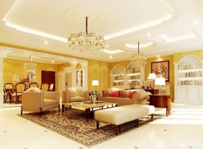 30平米客厅装修效果图 欧式风格室内设计
