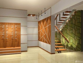 现代公司楼梯间设计 隔断设计