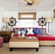 123平方米美式混搭风格客厅沙发的装修图片