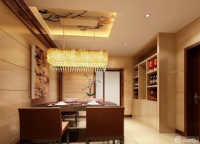 中式风格123平方米家居餐厅的装修图片