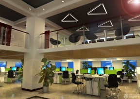公司装修效果图赏析 loft办公室设计