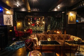 温馨主题小酒吧欧式沙发装修效果图片