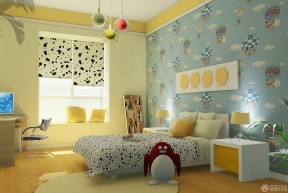 硅藻泥背景墙装修效果图片 创意儿童房装修