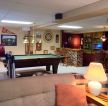 家庭酒吧设计台球桌装修效果图片