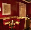时尚酒吧设计红色墙面装修效果图片