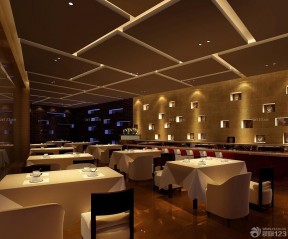 餐廳店面裝修效果圖 背景墻設(shè)計(jì)裝修效果圖片