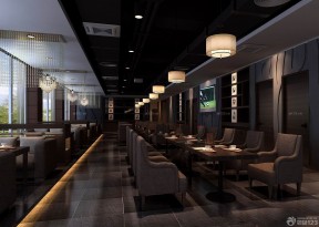 餐廳店面裝修效果圖 現代混搭風格