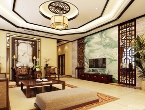 大戶型客廳裝修效果圖 電視背景墻裝飾