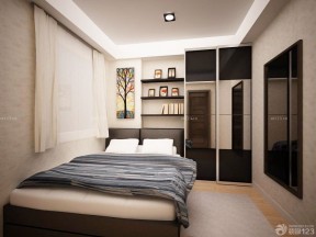 安置房60平方简装效果图 家庭卧室装修效果图