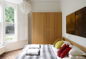 现代混搭风格安置房60平方卧室简装效果图