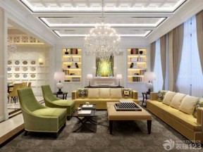 家装简欧风格客厅沙发颜色搭配效果图