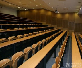 学校阶梯教室装修设计实景图