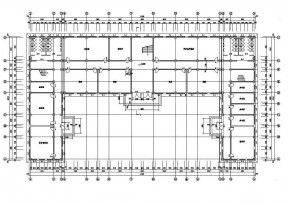 某學(xué)校教學(xué)樓平面圖設(shè)計