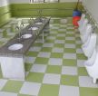 幼儿学校卫生间地板砖装修案例 