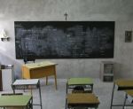 学校教室水泥板墙面装修设计效果图片