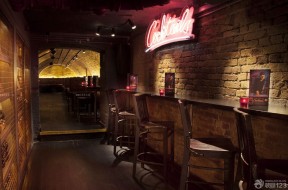 复古酒吧设计效果图 地下室设计