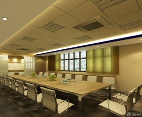 学校会议室效果图 窗户设计